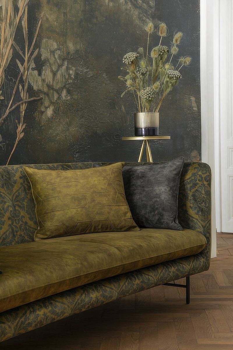 Sofa Stofftapeziererei - gruen